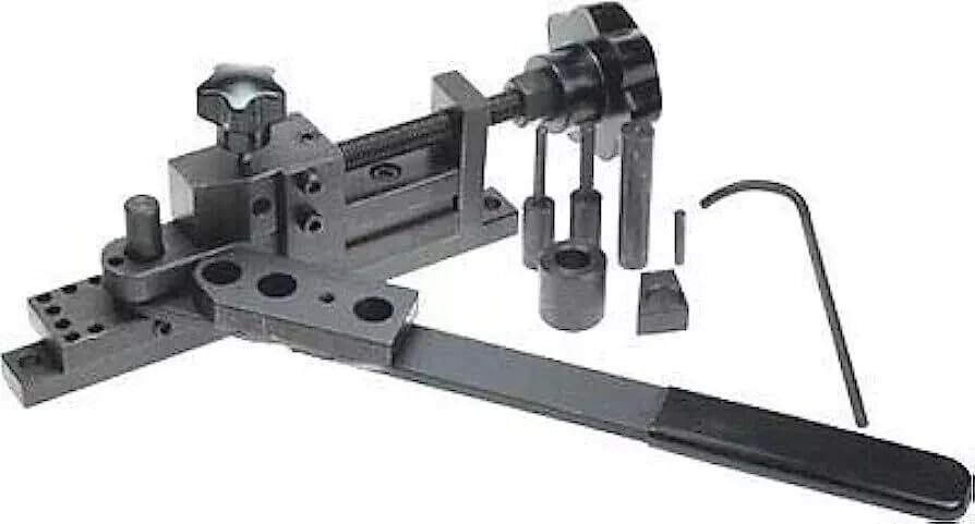 Mini piegatrice universale del metallo che piega il montaggio forma il filo, tubo metallico piatto-Amz502