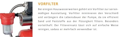 T.I.P. Filtereinsatz Weiß für Vorfilter 12,7 cm (5 Zoll) (Gegen Sand und Feststoffe, Waschbar, Umweltschonend, hohe Filterwirkung von 250 Micron, für Pumpen, Hauswasserke und Hauswasserautomat) 31053