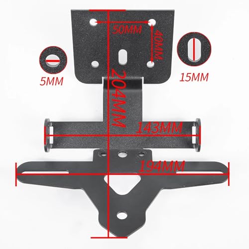 Support de plaque d'immatriculation arrière réglable KTM RC 390 2022 - 5