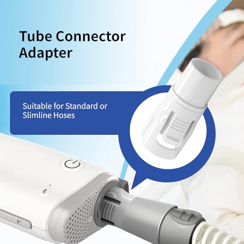 Image of 2 Pack AirMini Adapter for Hose, Universal Tubing Connector Compatible with AirMini Device, Travel-Friendly Accessory