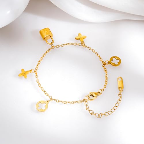 Image of Rubans Demi Fine Stainless Steel Bracelet Waterproof Gift for Women & Girls