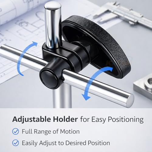 KATSU Tools Messuhr DTI 0-10mm Mit Magnetfuß 40111963