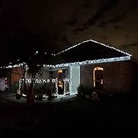 Vista 5 de YASENN Guirnalda de luces LED de PVC de 98 pies, 300 luces LED Bluetooth, controladas por aplicación, luces LED inteligentes, impermeables
