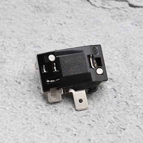 EMSea 2 Stück 15 Ohm 2-polig Kühlschrank Startrelais PTC Gefrier Kompressor Widerstand für Mini-Kühlschränke Kompaktkühlschränke Gefrierschränke Weinkühlschränke mit 1/2HP 375W Überhitzungsschutz