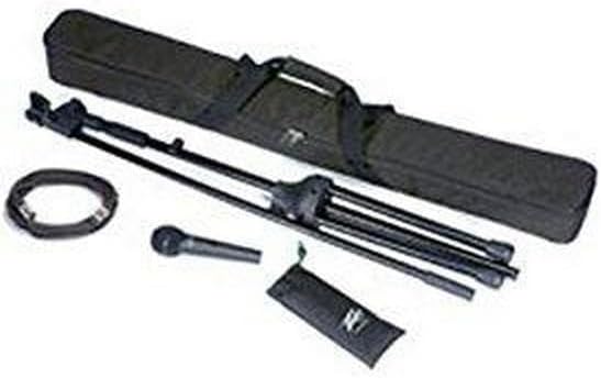 Peavey MSP-2 Microphone package including PVi2 1/4" microphone, Mic cable, Stand w/ Boom, Mic Clip and Carrying bag.