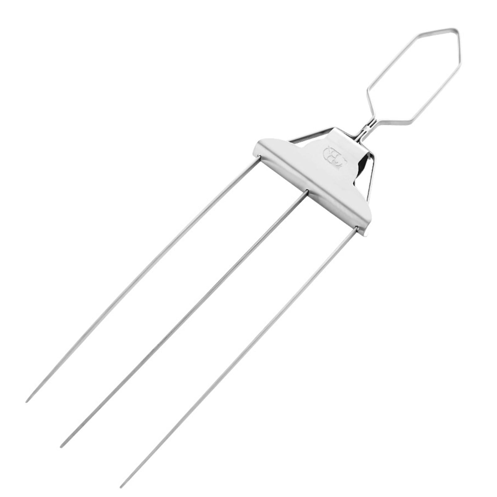 Set forchette per Barbecue Multiuso in Acciaio antiruggine con Attrezzatura per Grigliare con Manico esteso per Un Facile ribaltamento e Presa Comoda Attrezzatura da Cucina da Campeggio