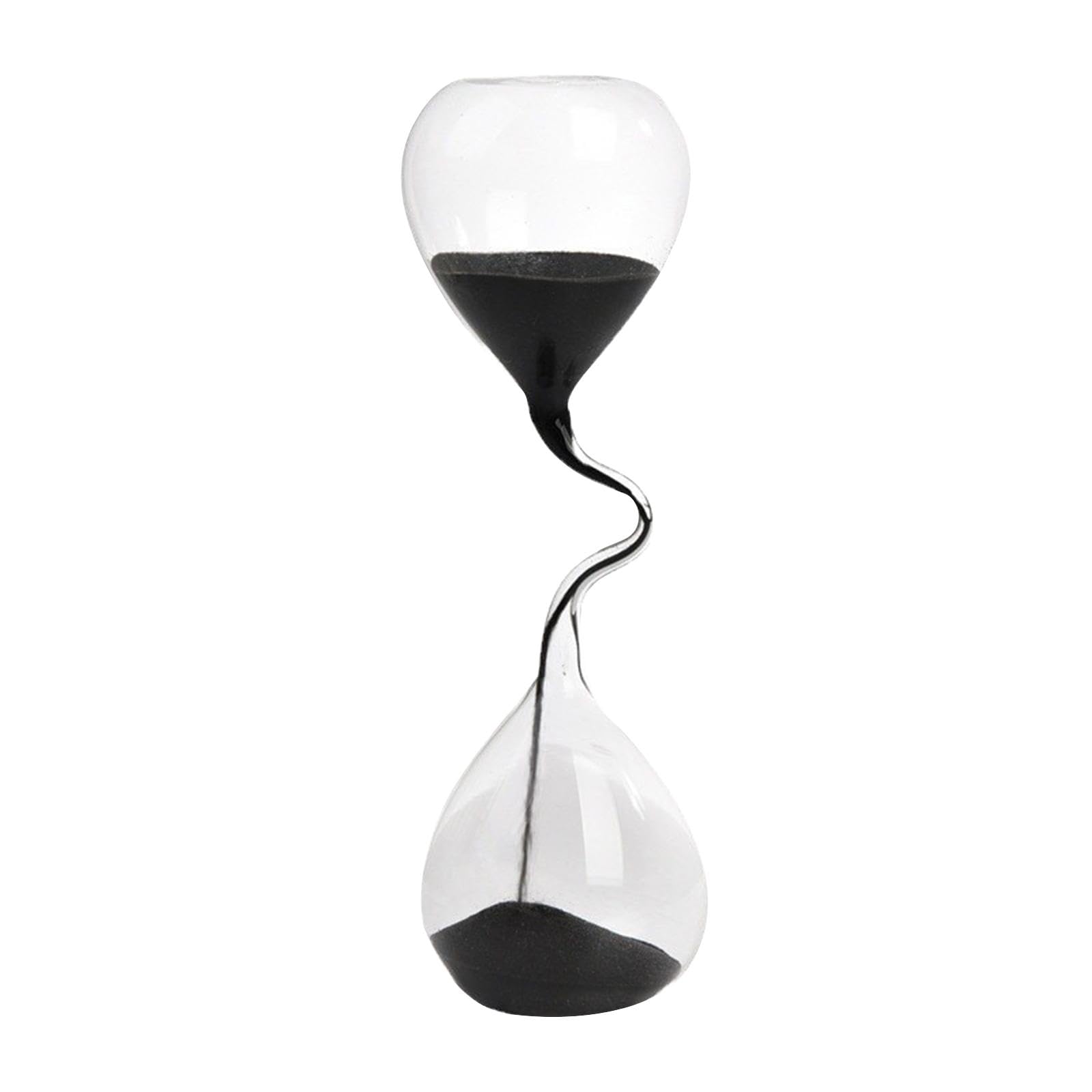 Reloj de arena de cristal ideal para San Valentín con diseño exclusivo irregular