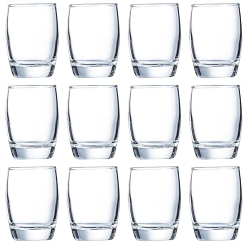 Arcoroc Vasos Bajos Vidrio, 6 cl, 12 unidades