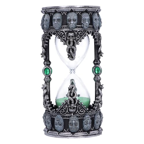 Nemesis Now Harry Potter Death Eater Sand Timer 18cm, Resin, Silver, Official Harry Potter Merchandise - Image 3