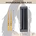 2PC Interlocking tool， for locs Microlock Retighten Tools Effortless for Dreadlocks and Sisterlocks Hairstyles Needles Sister Loc Dreadlock Interlocking Instant Locs Nappy Locs Wick Tool for Dreads