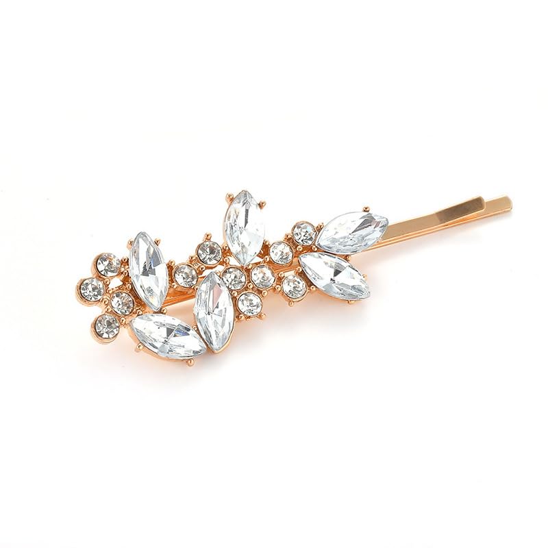 Accessoires de mariage pour femmes avec pinces en cristal et ramiage