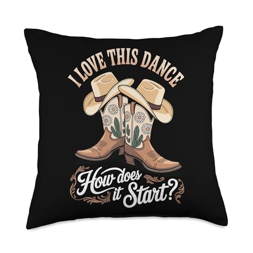 I Love This Dance How Does It Start Throw Pillow