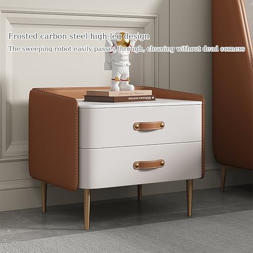 Rangement de chambre pour petits espaces grâce à la table de chevet 2 tiroirs - 4