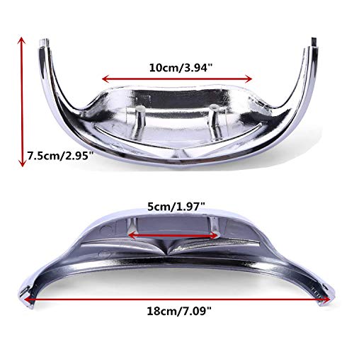 Cicmod Chrome Classic Front Fender Mudguard Tip Trim For Harley Flhr Road King Flstc #TOP2