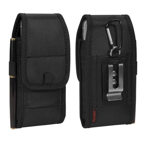 KENOBE Étui de Ceinture Pochette Téléphone Holster, Compatible avec iPhone 17 16 Pro Max 15 Plus, pour Samsung Galaxy A17 A56 A55 A36 A26 S25 S24 S23,...