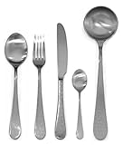 MEPRA Coccodrillo Ice 1033C22049 49 Pcs Flatware Set - Metallic Tableware, Cutlery