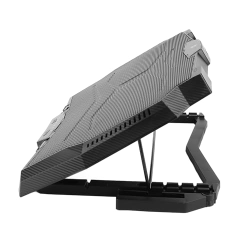 Base de enfriamiento para laptop con 12 ventiladores y 5 alturas ajustables miniatura 3