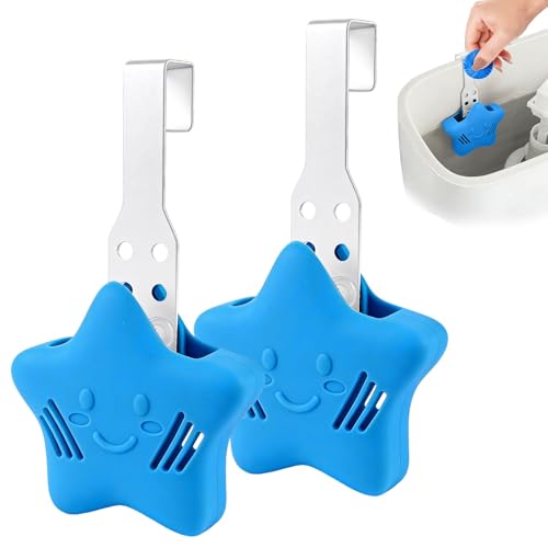 KPAPD Toilet Tank Tablet Holder Blue Toilets Bowl Tablet Holder for Preventing Dissolved Residue From Polluting Water Tank(2Ps)