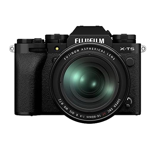 Fujifilm X-T5 Cámara Digital Mirrorless con Objetivo Zoom XF16-80mm/F4 R OIS WR, Black | Ya disponible en tu tienda friki favorita! En mundofriki.es!