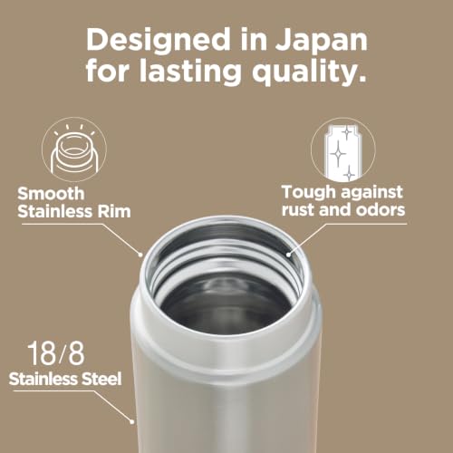 Termo de viaje aislado Tiger MMZ-W501XC 500 ml acero inoxidable Clear Stainless miniatura 4