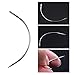 Pincute 50 Pcs Weaving Needle, C Curved Weaving Needle, 2 inch Hair Weave Needle, Wig Making Pins Needles Set for Wig Making, Blocking Knitting