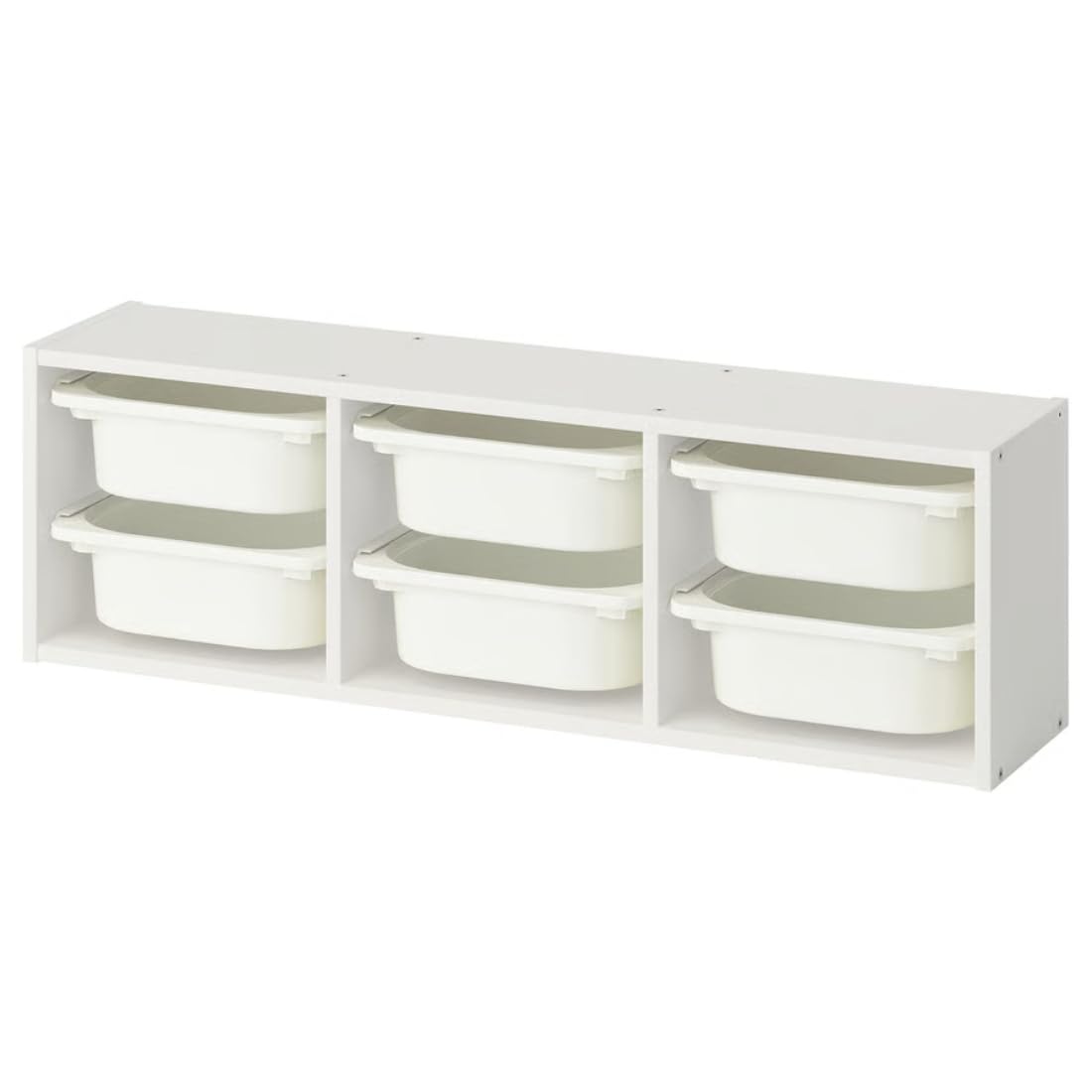 TROFAST トロファストウォール収納99x21x30 Ikea TROFAST Wall Storage, White, 99x21x30 cm (39x8 1/4x11 3/4