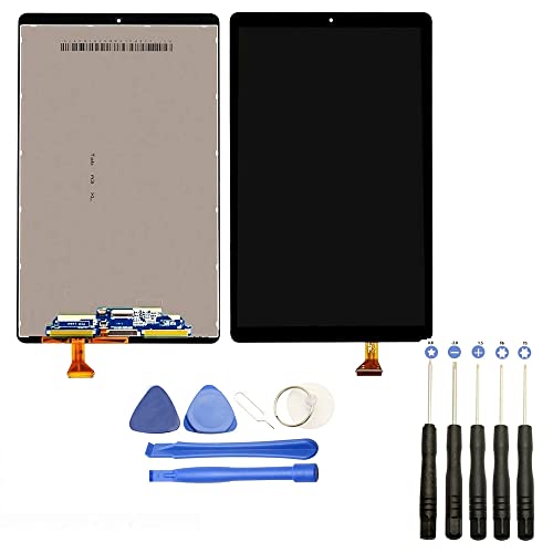Visiodirect® Ecran Complet: Vitre Tactile + Ecran LCD Compatible avec Samsung Tab A 10.1 (2019) SM-T510 SM-T515 Taille 10.1' Noir + Kit Outils