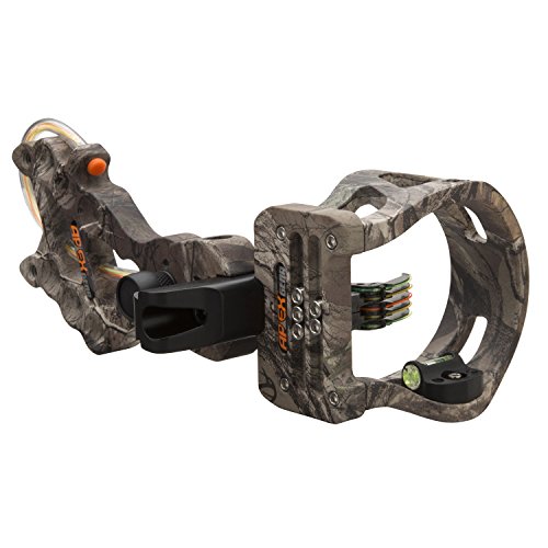 Apex AG1615J Accu Strike XS .019 5 Pin Archery Sight, Realtree Xtra, Left Hand/Right Hand