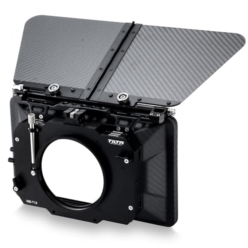 Tilta MB-T12 3-Stage 4x5.65 Carbon Fiber Clamp On Matte Box with Single 95mm Back
