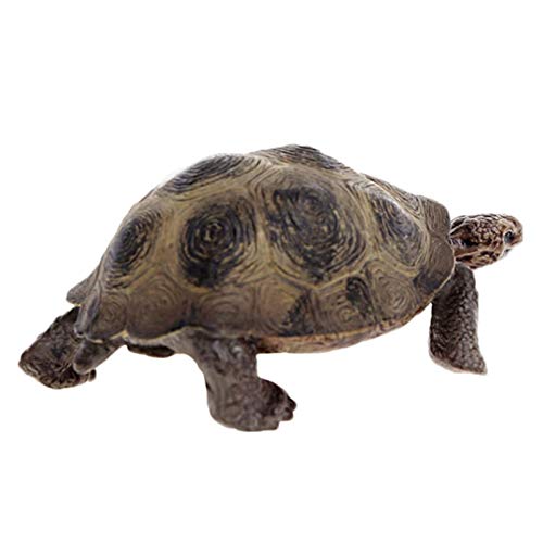 Ocobetom Riesenschildkröte Schildkröte Spielzeug PVC Dschungel Tierfiguren Mini Tiere Waldtiere Figuren Miniatur 3,4 Zoll Cover
