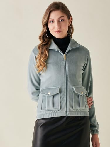 Image of Modeve Women Full Sleeve Jacket for Winter
