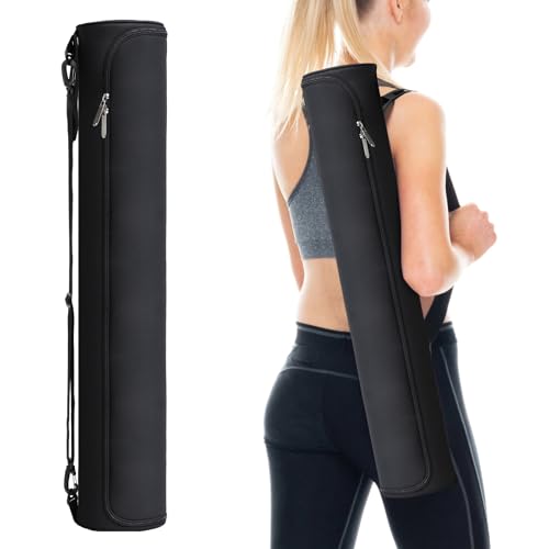 Senprity Yoga Mat Bag, Yoga Mat Carrier Bag Multi-Functional Storage Bag Lightweight Water-Proof & Wear-Resistant Yoga Carrying for Most Enthusiasts to Gym Beach Park Travel Senprity Yoga Mat Bag, Yoga Mat Carrier Bag Multi-Functional Storage Bag Lightweight Water-Proof & Wear-Resistant Yoga Carrying for Most Enthusiasts to Gym Beach Park Travel