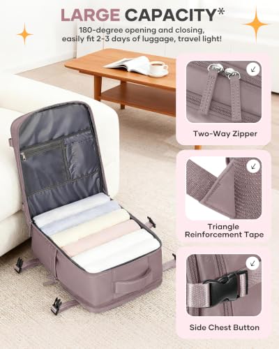 Image of coofay Travel Backpack Carry On Flight Aapproved Personal Item Travel Bag Mochila De Viaje Travel Backpack For Men Spirit Airlines Personal Item Bag 18x14x8 Carry On Backpack For Airplanes