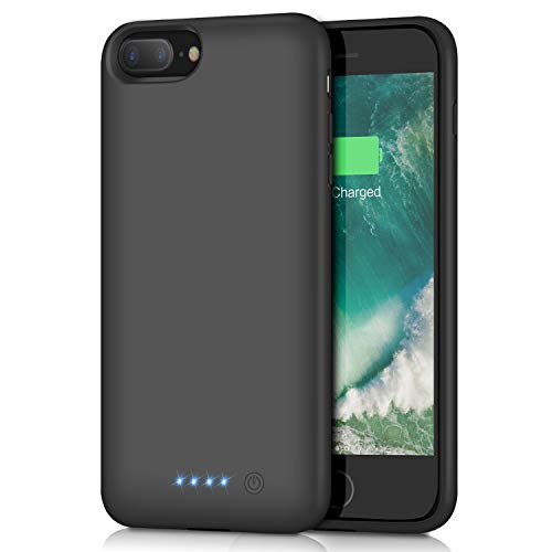 Battery Case for iPhone 6s Plus/6 Plus/7 Plus/8 Plus 8500mAh, Rechargeable Charging Case for iPhone 6Plus Extended Battery Pack Charger Portable Power Bank Cover for 7Plus 8Plus (5.5”)