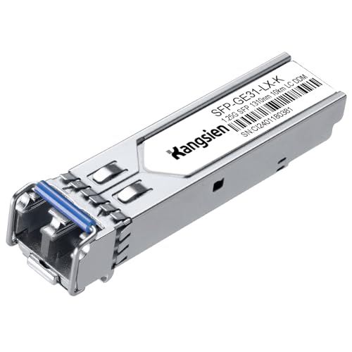 1.25G SFP LC Module 1000Base-LX,1310nm SMF Single Mode Fiber Optic Module, up to 10 km, Compatible with Cisco, Ubiquiti, Mikrotik, D-Link, Netgear, Qnap, Linksys and More(1 Pack)