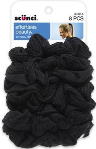 Scunci Effortless Beauty Ponytail Holders, 0.8 Ounce