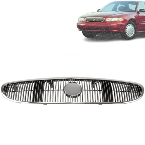Vantage Auto Parts - Front Grille Assembly Compatible with Buick Century 1997-2002 | DIRECT REPLACEMENT | Plastic | Black | 10424876 | GM1200405
