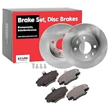 STARK Bremsen Set Vorne 238,0mm Bremsscheiben und Beläge Komplett Kompatibel mit RENAULT Clio 2 BB0/1/2, CB0/1/2 Twingo 1 C06 Megane 1 BA0/1, DACIA SANDERO
