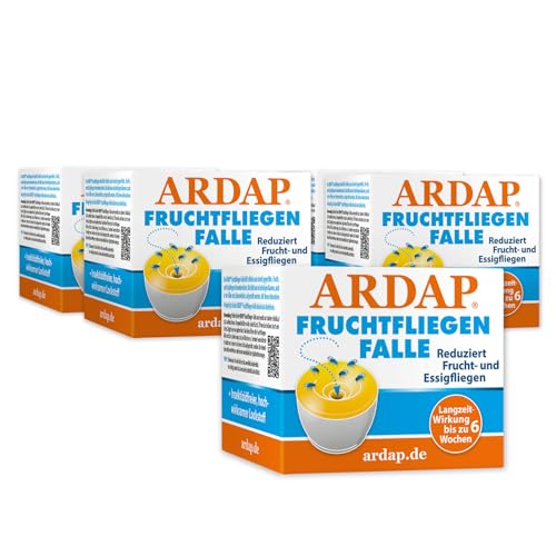 ARDAP Fruchtfliegenfalle 5er Pack