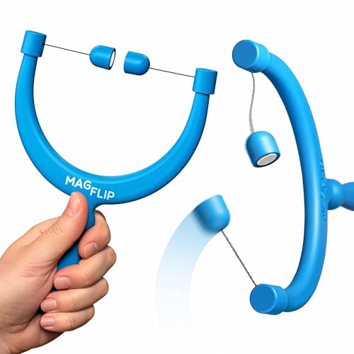 MagFlip: Verbinde die Magnete! Geschicklichkeitsspiel für Kinder & Erwachsene 50+ Tricks von Easy bis Pro - Patentiertes Schwebe-Prinzip Made in Germany - Geschenk für Yo-Yo Kendama & Spielzeug-Fans