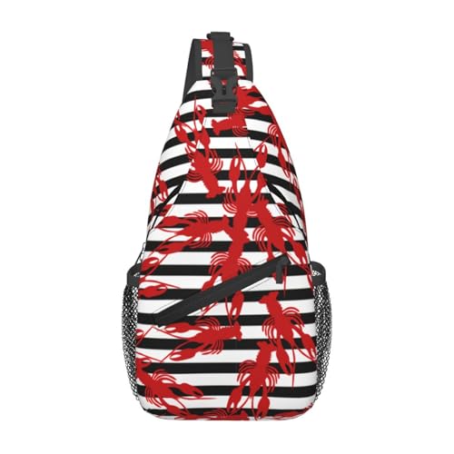 Mochila tipo sling para viaje y senderismo unisex miniatura 1