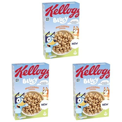Kellogg's Bluey Cereales multigrano (Paquete de 3)