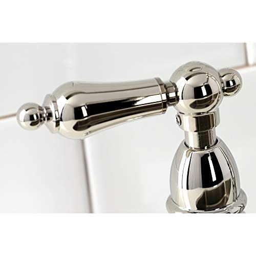 Kingston Brass Ks1276Albs Heritage Bridge Kitchen Faucet, Polished Nickel #TOP1