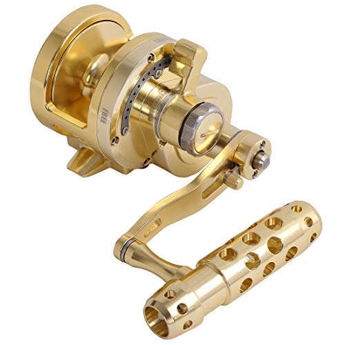 Cnc Full Metal Trolling Jigging Reel 20Kg 44Lbs Lever Drag Deep Sea Ocean Boat Fishing 2 Speed High And Low #TOP2