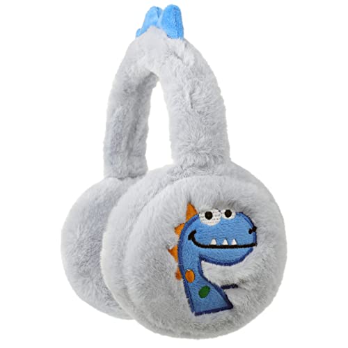 F Flammi Kids Winter Earmuffs Soft Plush Faux Fur Ear Warmers Adjustable for Boys Winter Outdoor Accesories