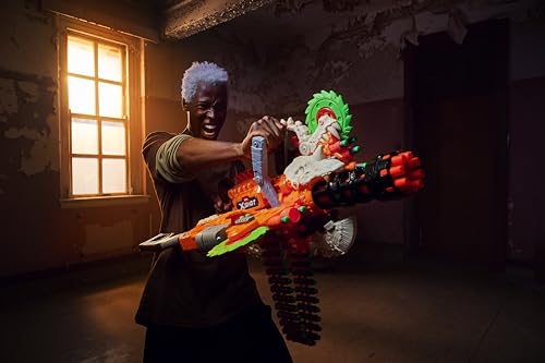 XSHOT Insanity HorrorFire Dread Hammer by Zuru with 48 Darts, Air Pocket Technology Darts and Dart Storage, Outdoor Toy for Boys and Girls, Teens and Adults