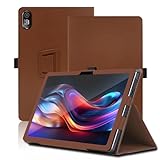 Hülle für Acer Iconia Tab V10 10.1 Zoll, Acer Iconia Tab V10 Tablet Schutzhülle, Klappständer Schutzhülle mit Stifthalter & Handschlaufe, Umfassender Schutz. (Braun)