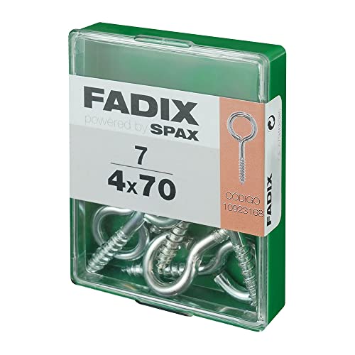 CAJA M 7 uds. HEMBRILLA CERRADA CINC 4,0x70mm FADIX