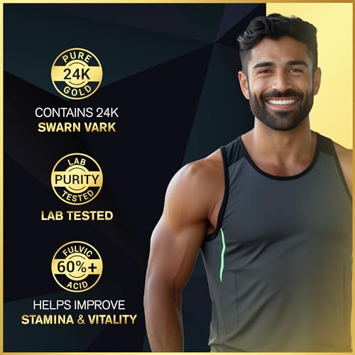 SESA Shilajit Gold 20g Resin I With 24k Gold | 60%+ Fulvic Acid (Certificate Included) | Helps Boost Stamina, Immunity & Muscle Recovery| |100%... - Image 5
