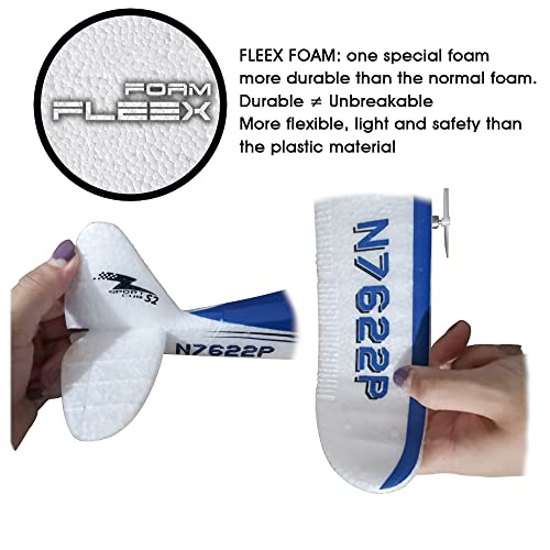 image for VOLANTEXRC RC Plane Ready to Fly for Beginners, 2.4Ghz 2-CH Remote Con